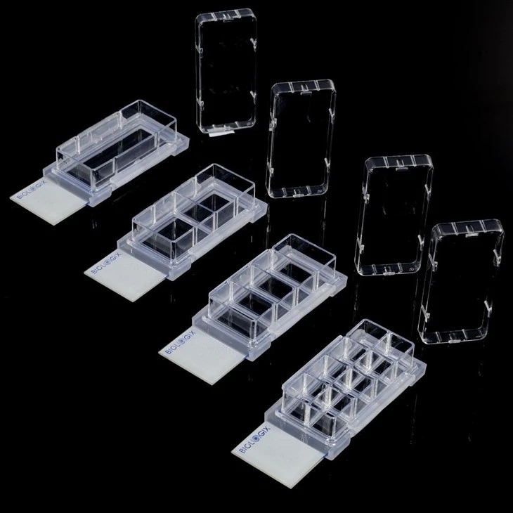 1/2/4/8-Well Cell Culture Slides
