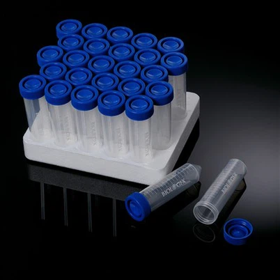 Tubi centrifugati da 50 ml per piastre superiori con piastra inferiore conica con superficie di scrittura graduata in autocalabina sterile